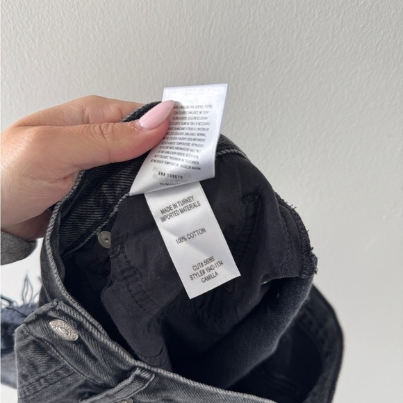 CITIZENS OF HUMANITY NWT Camilla Dark Gray Shorts 25 - Picture 7 of 8
